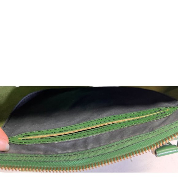 Authentic Louis Vuitton Satchel Bag Speedy 35 Green Epi Used LV Handbag Vintage - Picture 9 of 13